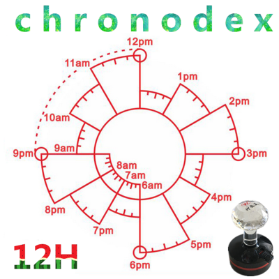 手帐创意印章chronodex时间轴时间饼印章万能手帐光敏印章包邮