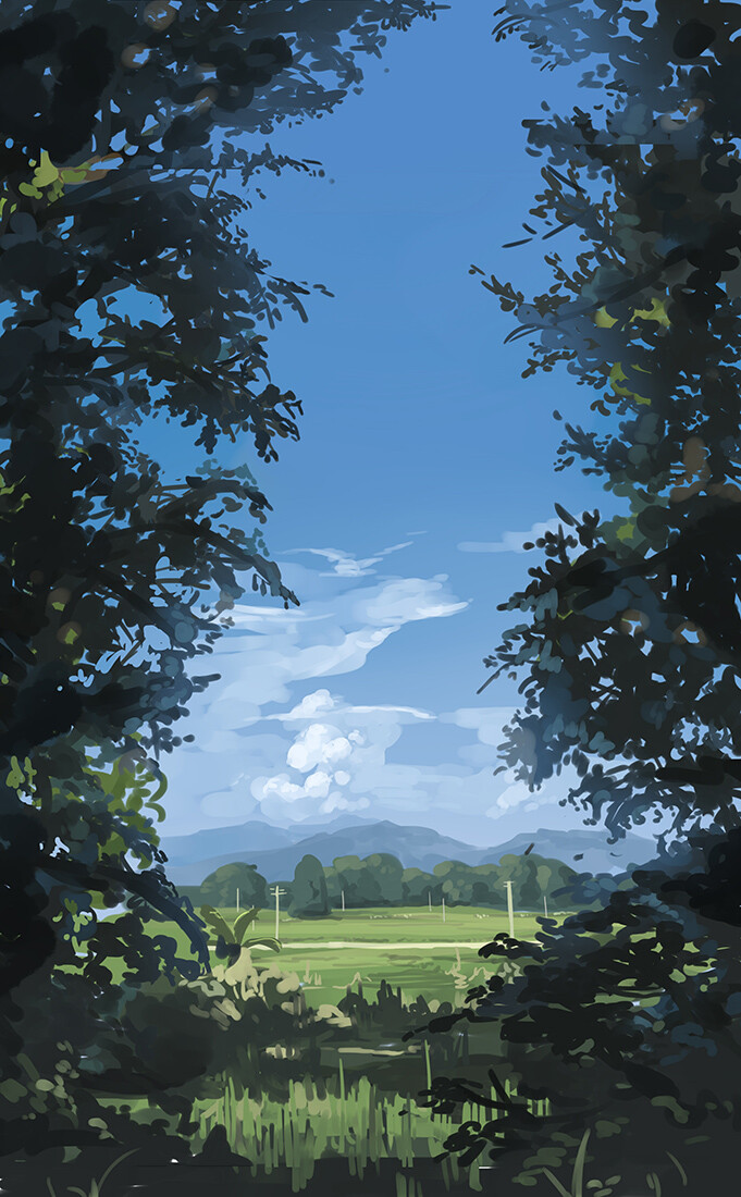 pixiv 插画 二次元 风景