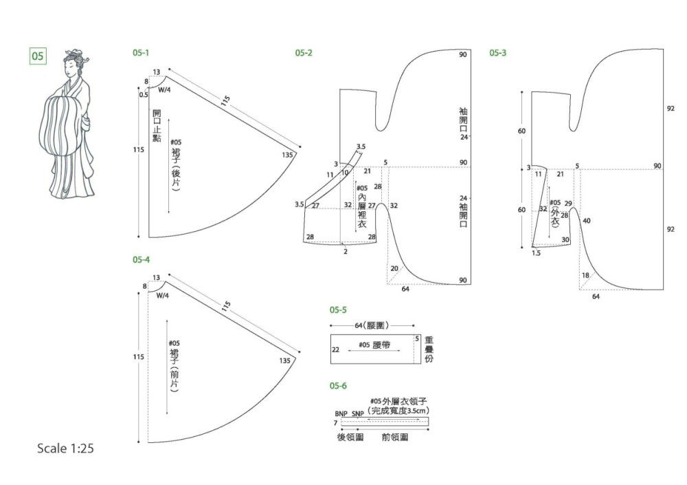 汉服制图图来于百度