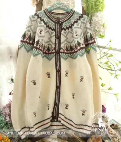 vintage古着毛衣孤品