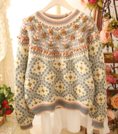 vintage古着毛衣孤品