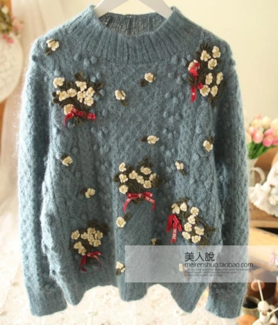 vintage古着毛衣孤品