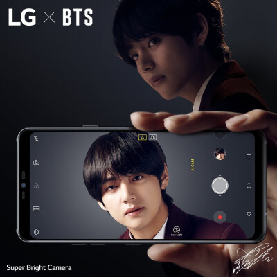 V 金泰亨 BTS 防弹少年团 BTS×LG