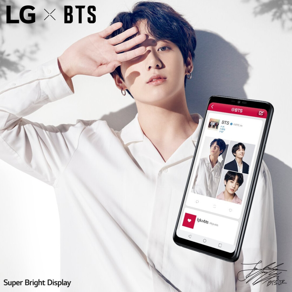 JungKook 田柾国 BTS 防弹少年团 BTS×LG