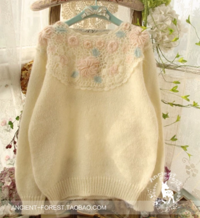 vintage古着毛衣孤品