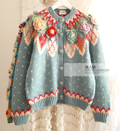 vintage古着毛衣孤品