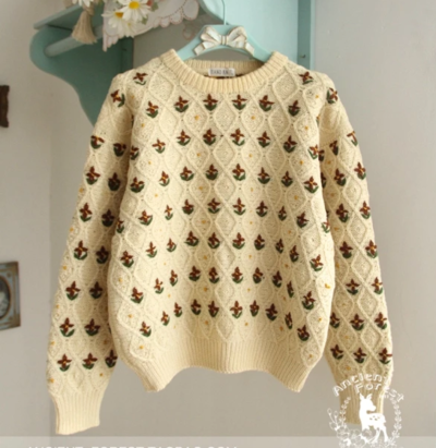 vintage古着毛衣孤品