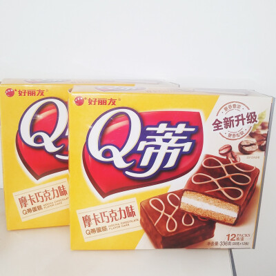 【日常小零食】好丽友 Q蒂 摩卡巧克力味