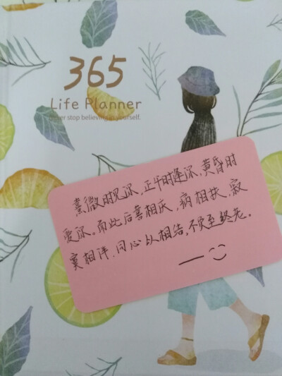 爱情 ，文字。手写