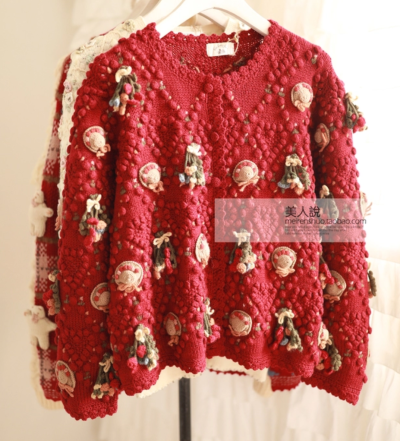 vintage古着毛衣孤品