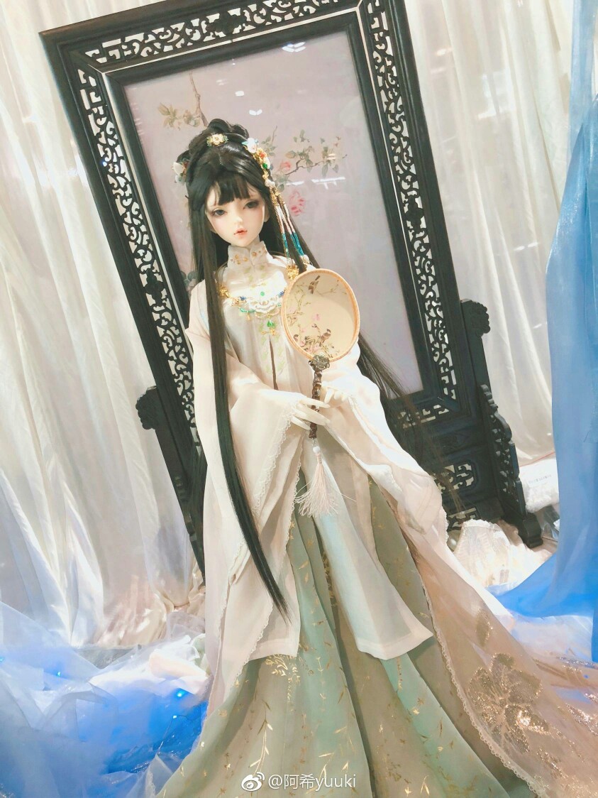 古风美人sd娃娃bjd玩具人偶壁纸萌物