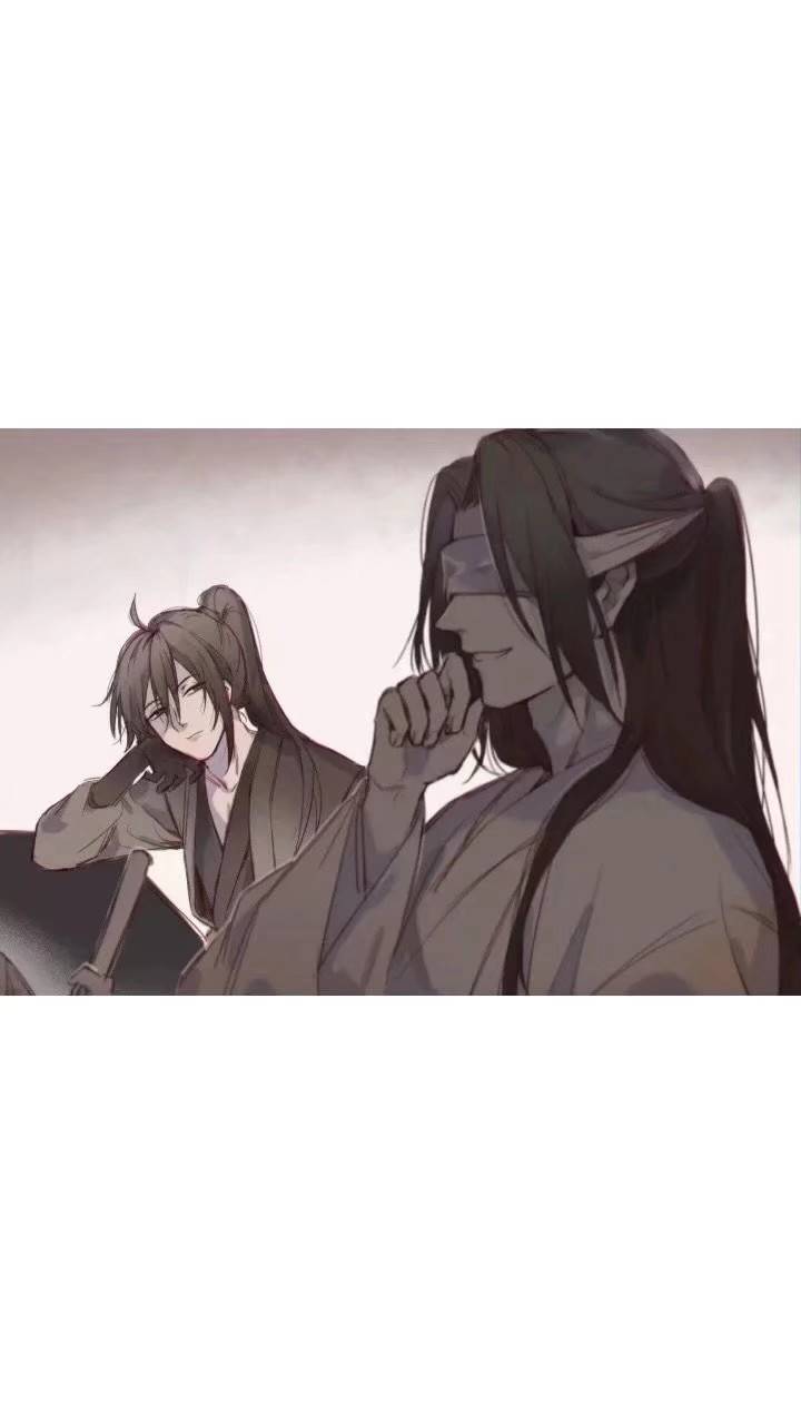 壁纸／古风／黑白／魔道祖师／天赐官福