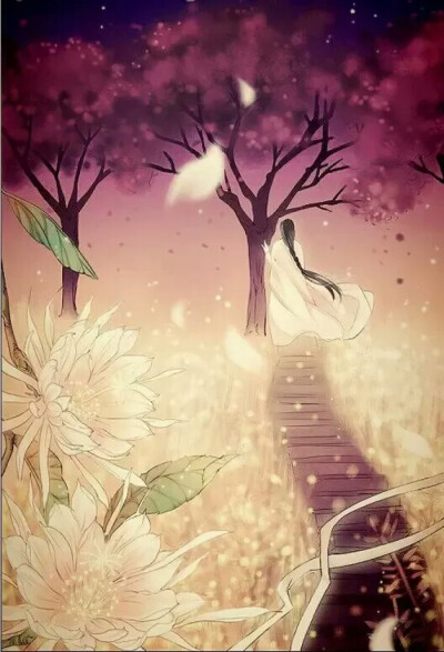 悲雨惊扰行人，鹿鸣推雾藤花，沧海行将伴东篱，洛世几度枯凉。