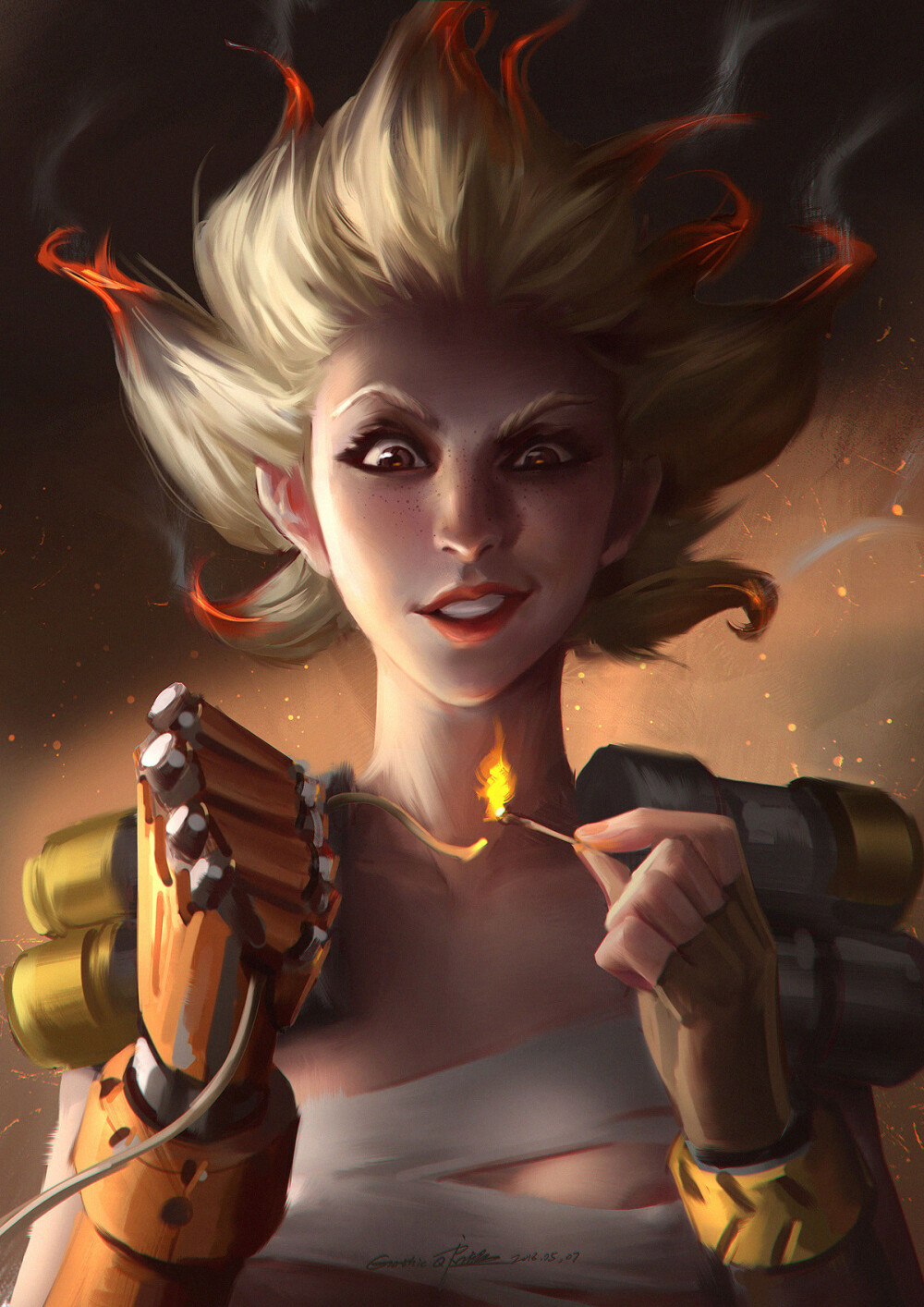 junkrat 娘化狂鼠 - 堆糖,美圖壁紙興趣社區