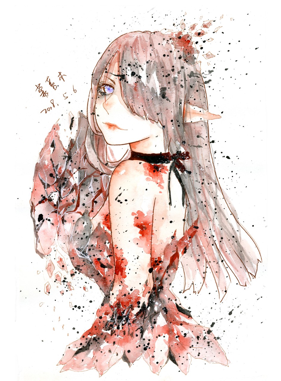 幕暮木手绘水彩