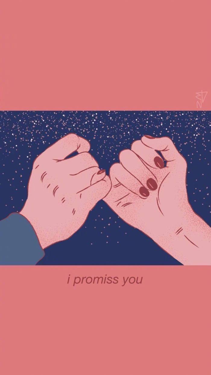 今日份壁纸，爱我吗by林奕柔