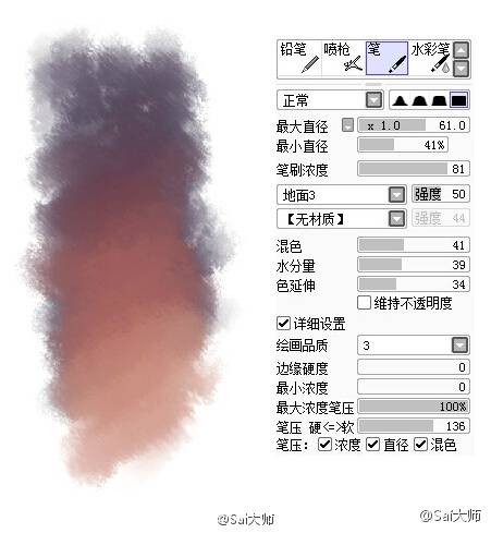 sai 笔刷