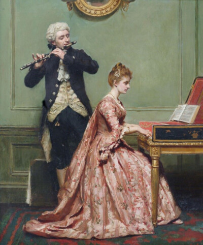 Robert James Gordon (active 1871 - 1894) - A musical duet