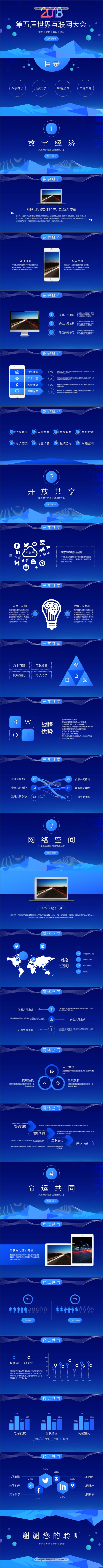 【智能中国】高端科技互联网行业会议发布PPT