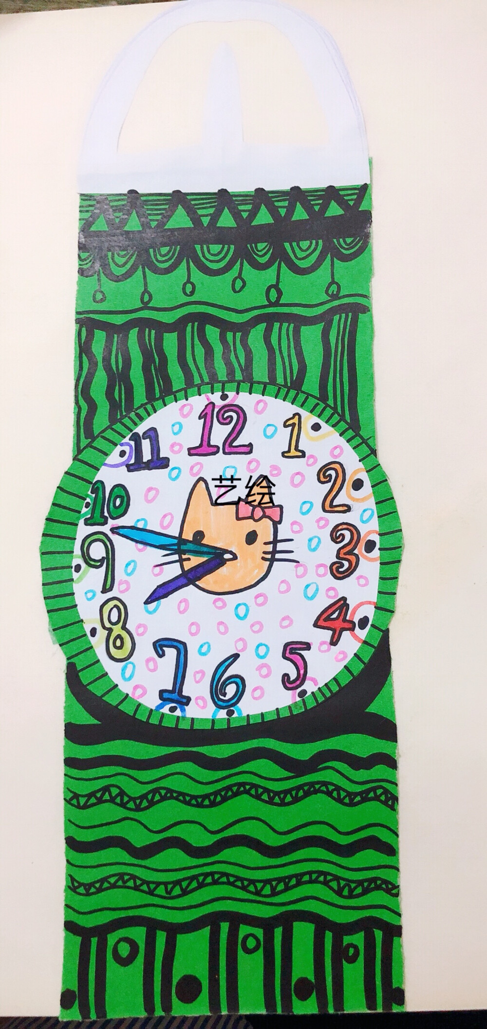 【艺绘】手表创意儿童画，给5.6岁这个课程。 ​​​