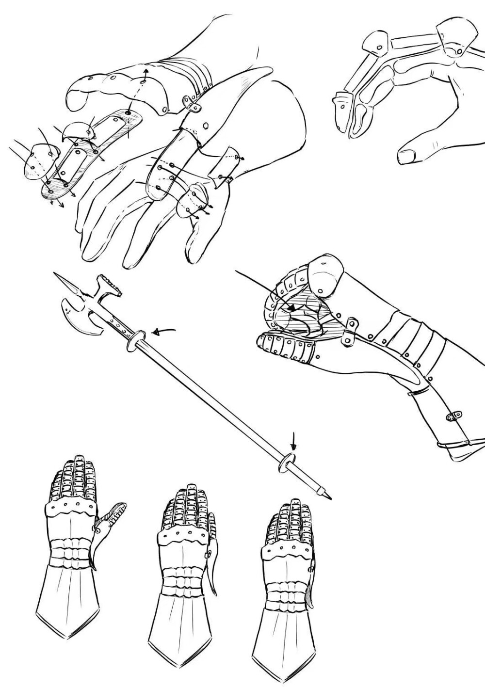 ：板甲結構
來源：Drawing Armory