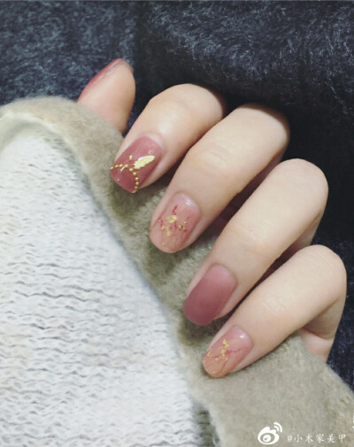 晕染大理石美甲 手指甲 ins美甲