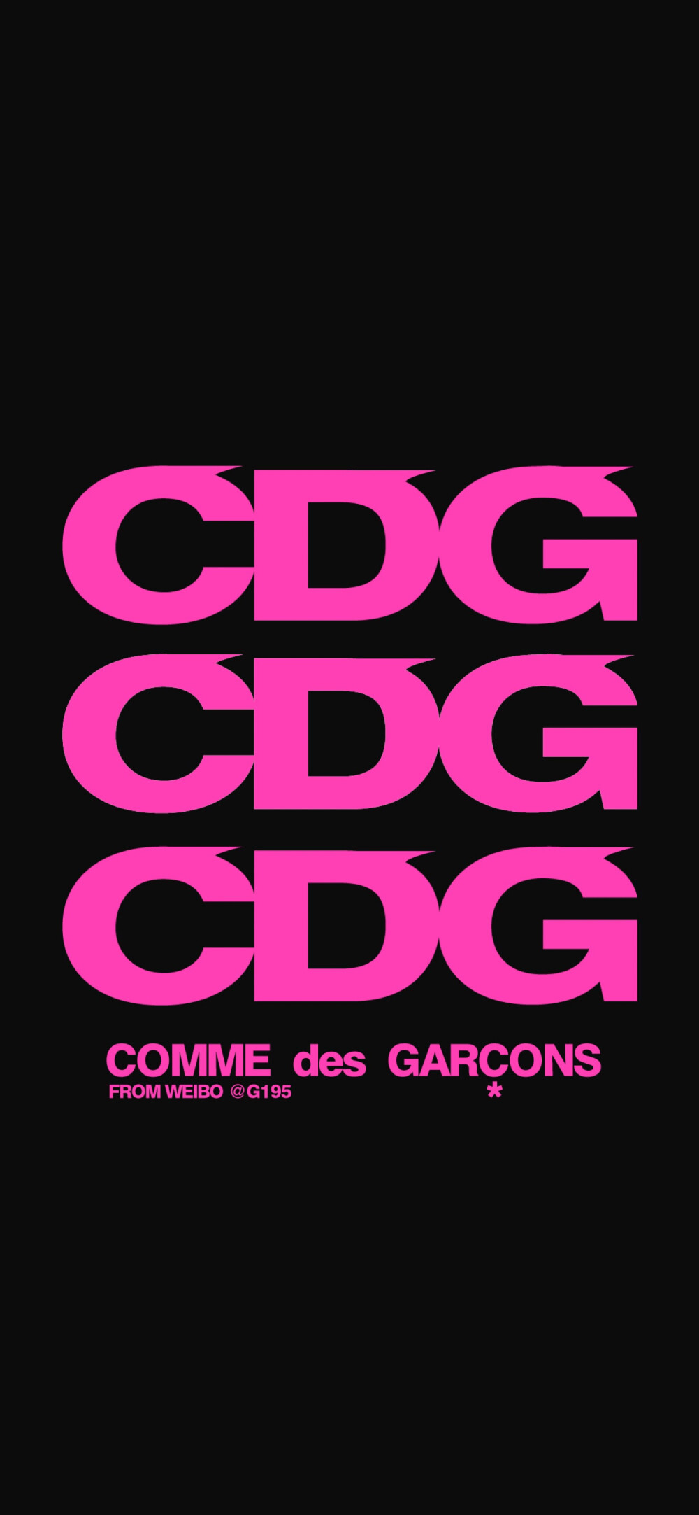 CDG iPhone X 壁纸