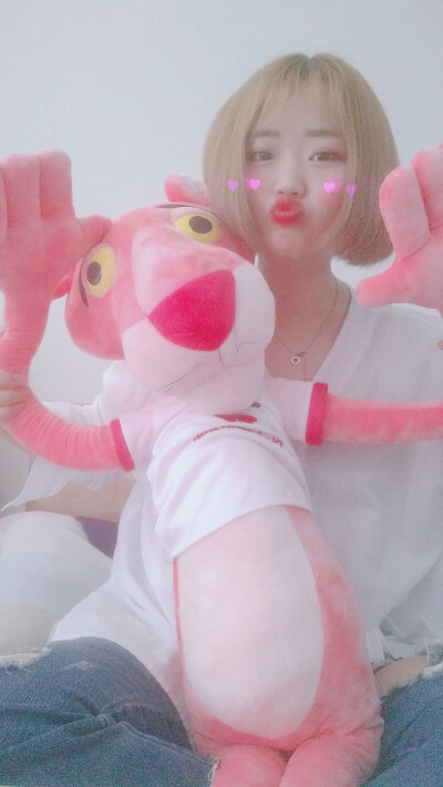 是不是所有女孩子都会像我一样喜欢粉红豹