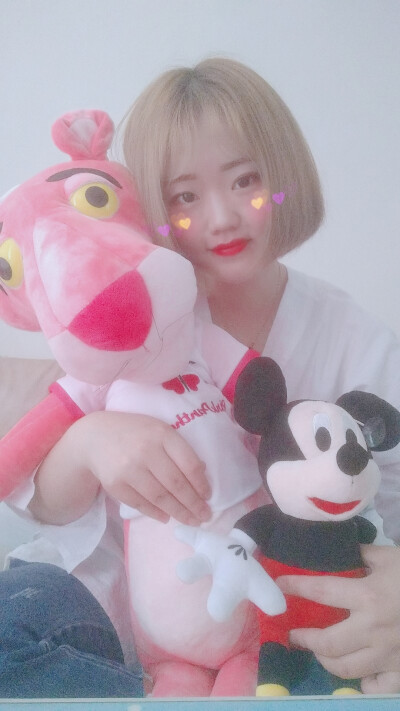 是不是所有女孩子都会像我一样喜欢粉红豹