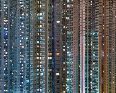 香港，夜 ｜Michael Wolf