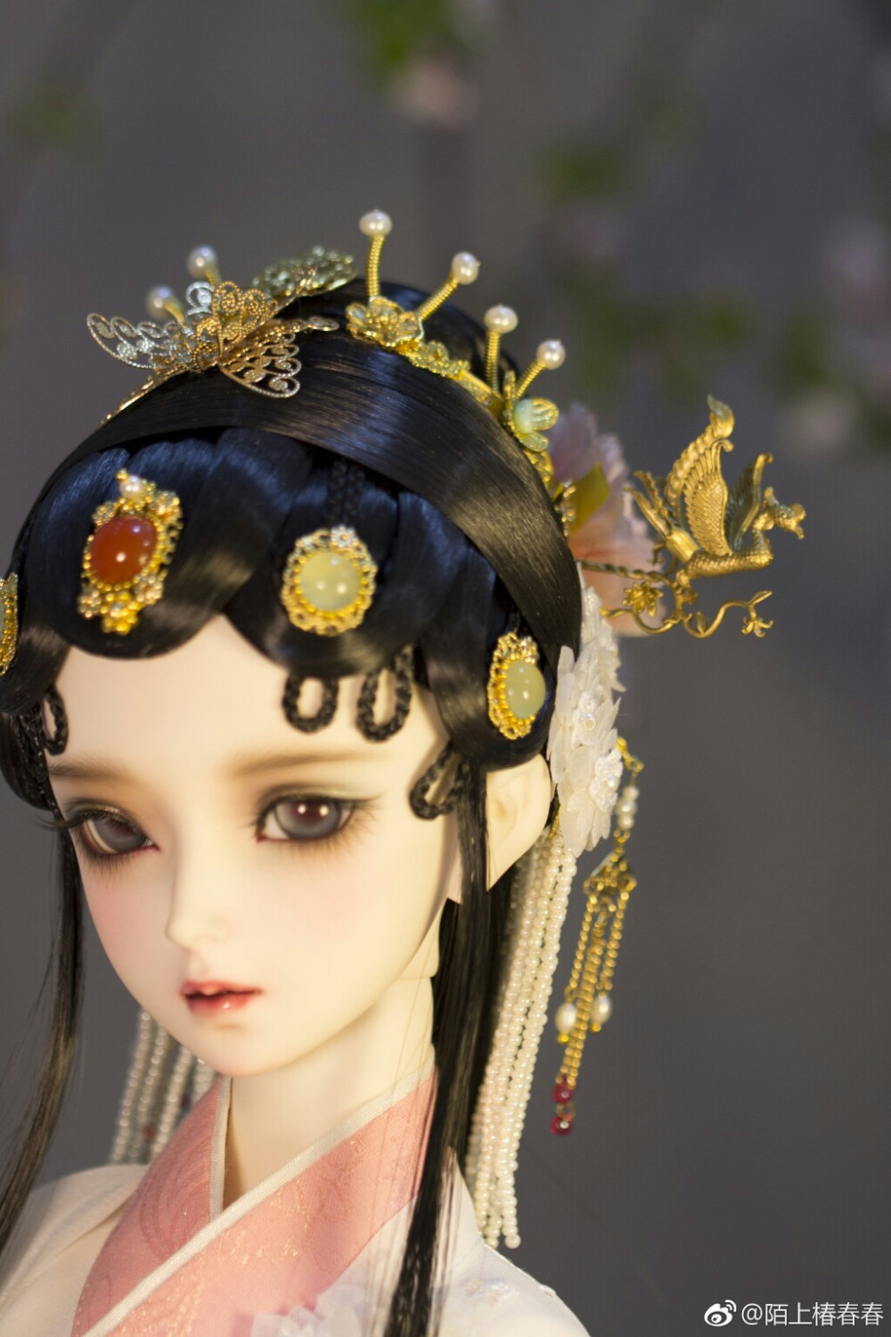 古风美人sd娃娃bjd玩具人偶壁纸萌物