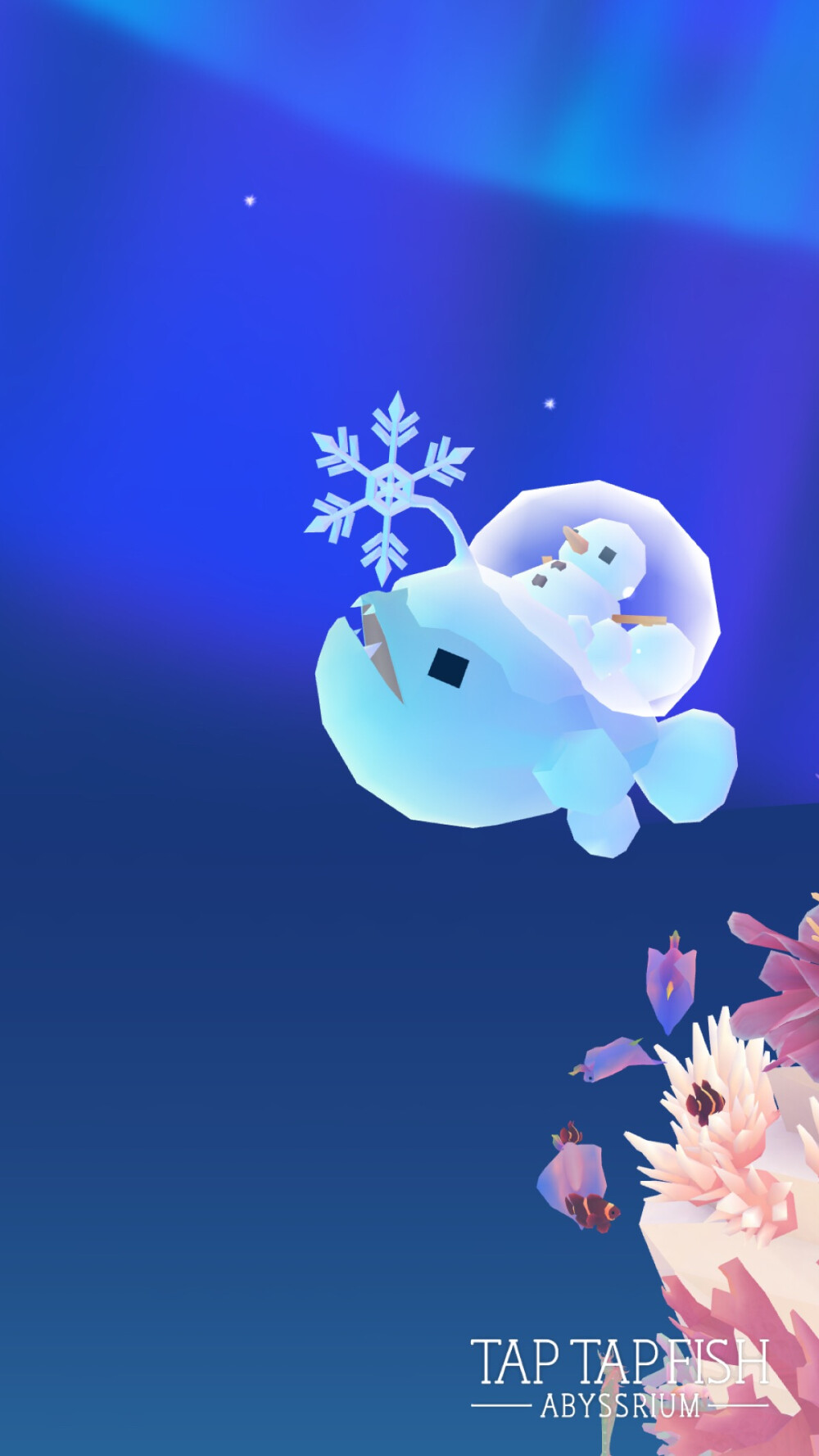 深海水族馆蓝色雪小丑图片