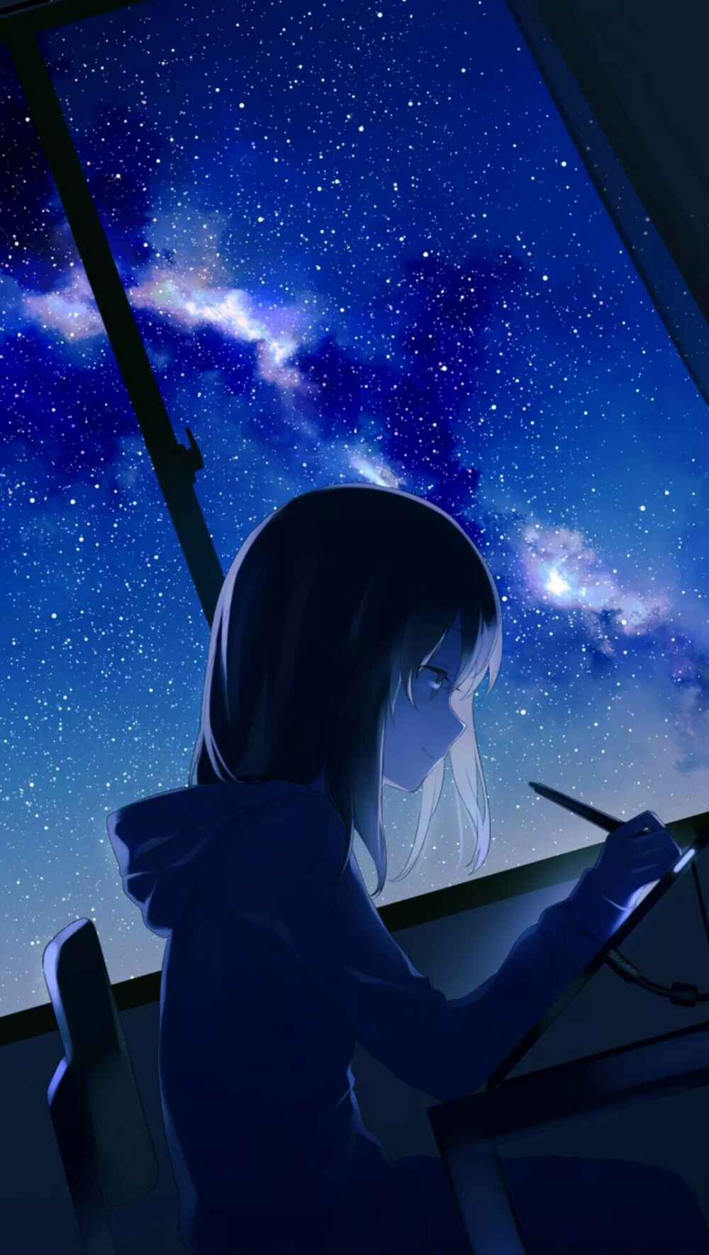 星空下