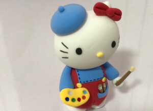 超轻粘土hello Kitty