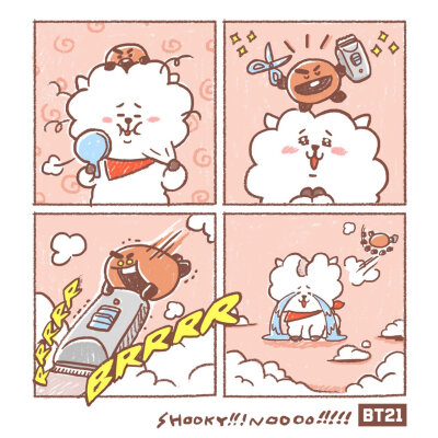 BT21
Van Koya RJ Shooky Mang Chimmy TATA Cooky
