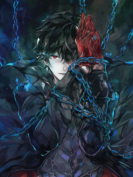 Tags: Anime, Pixiv Id 10306151, Shin Megami Tensei: PERSONA 5, Joker (Persona 5), Kurusu Akira, Pixiv, Fanart, Fanart From Pixiv