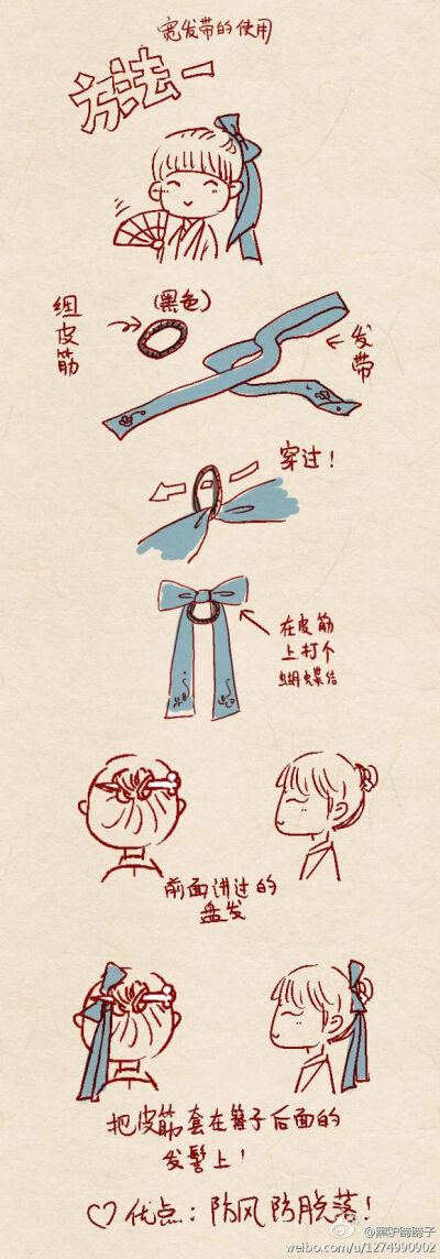 古风发型 要留长头发啦٩꒰๑• ̫•๑꒱۶