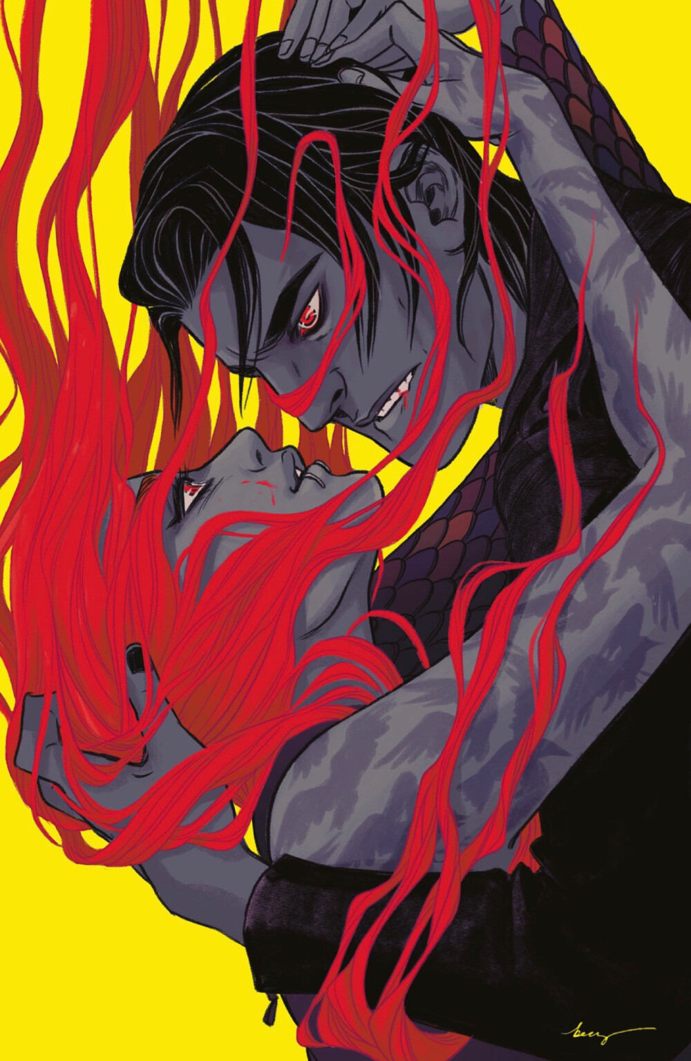 The Wicked + The Divine variant cover by Becky Cloonan