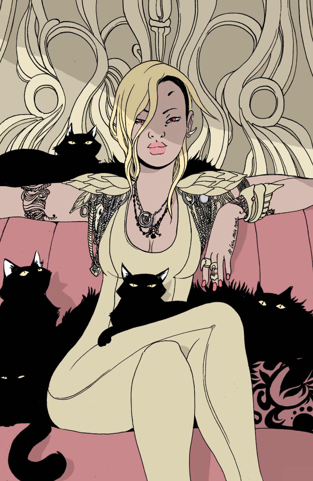 the wicked   the divine variant cover by brandon graham