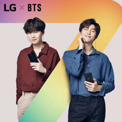 Suga 闵玧其&RM 金南俊 BTS 防弹少年团 BTS×LG