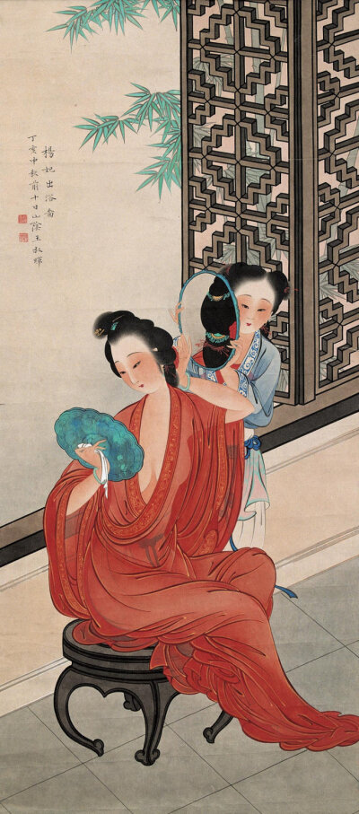 王叔晖工笔人物欣赏