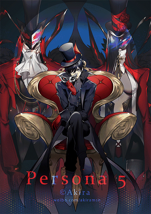 Tags: Anime, Akira (Pixiv701442), Shin Megami Tensei: PERSONA 5, Kurusu Akira, Joker (Persona 5), Arsène (Persona 5), Pixiv, Fanart, Fanart From Pixiv