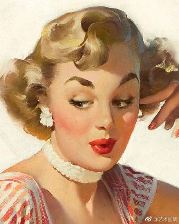 复古女郎 艺术家 Gil Elvgren ​