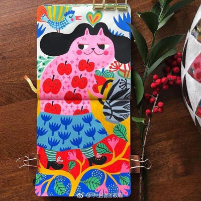 丙烯 水粉 油画 画框 花 动物 风景 清新 手绘 儿童画 荷花 创意 色彩 人物 猫 生活