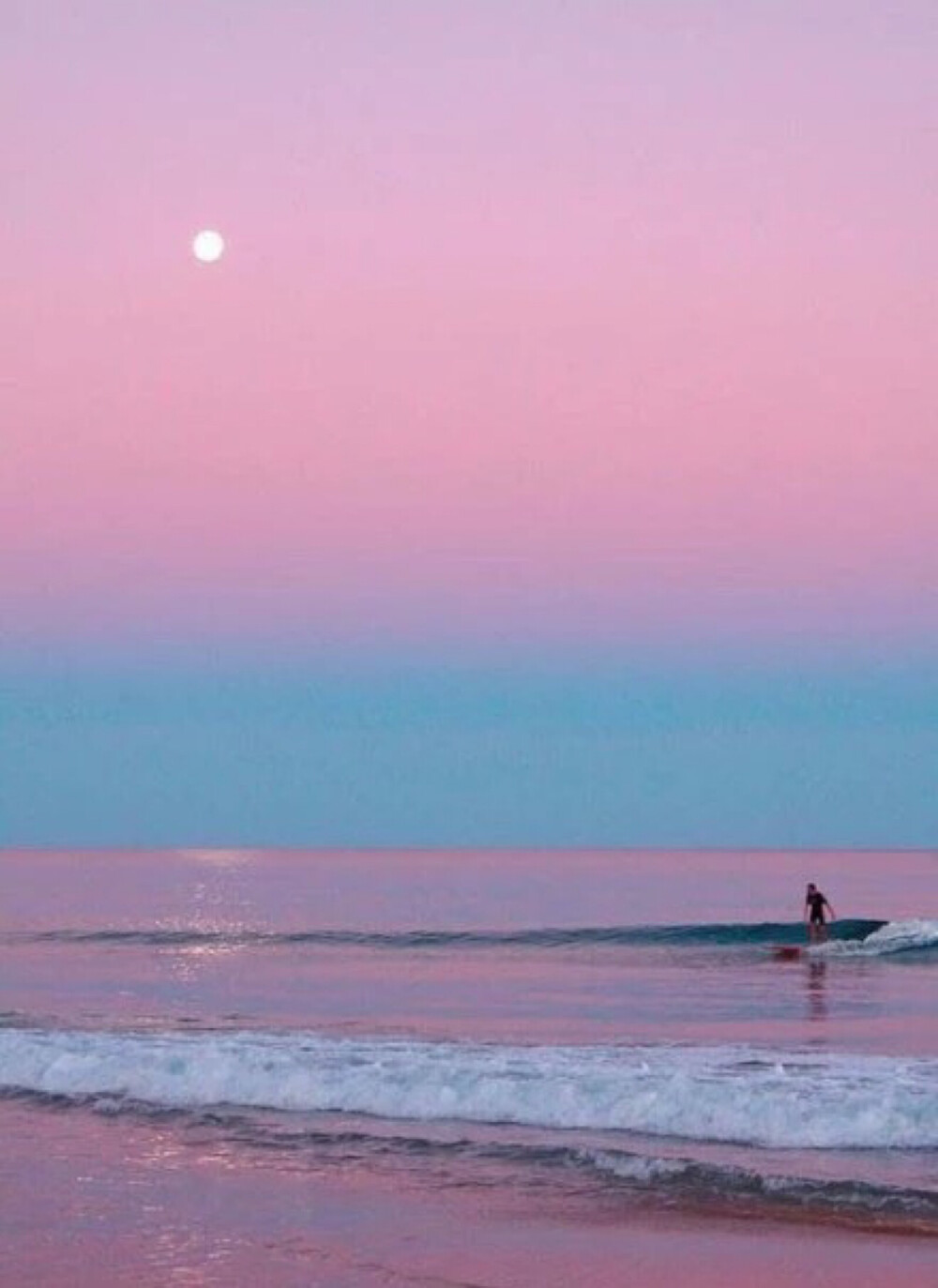 pink sea