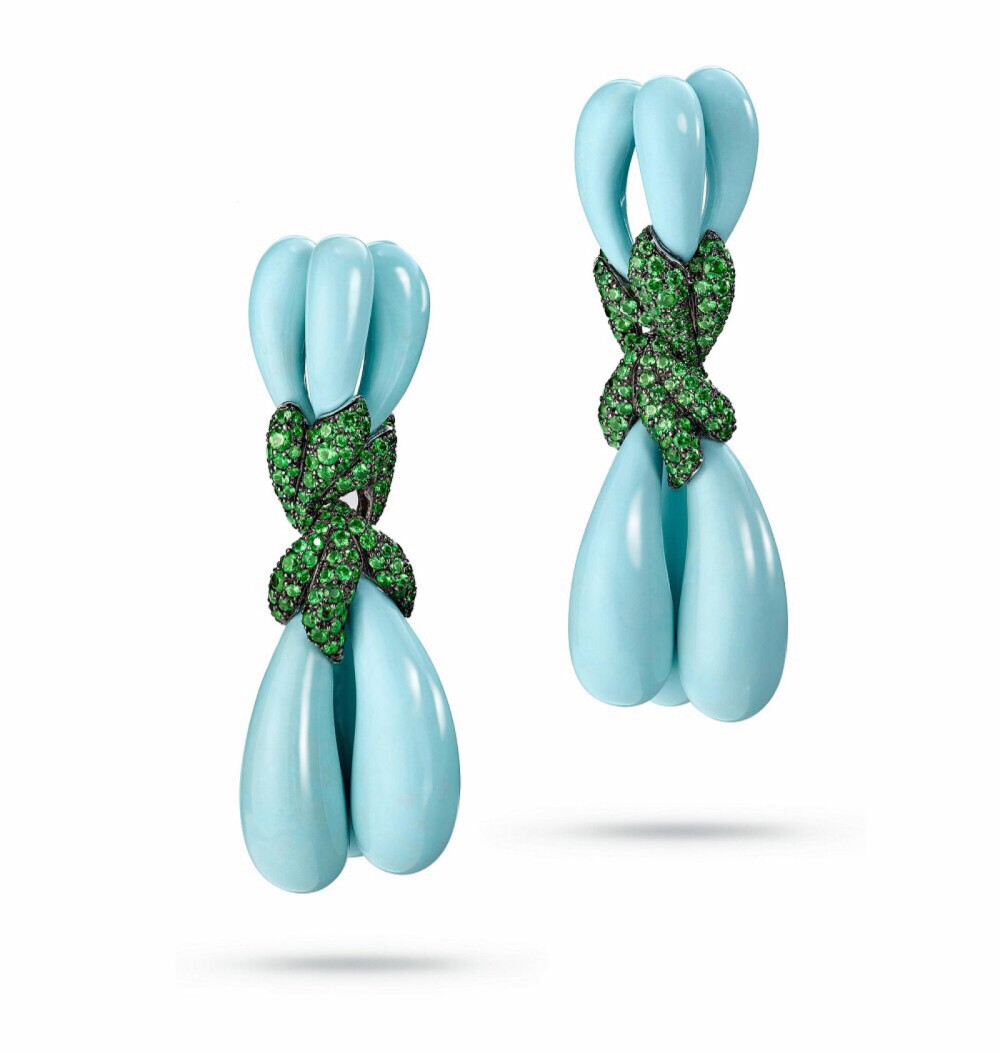 melodyofcolours白金耳坠bydegrisogono