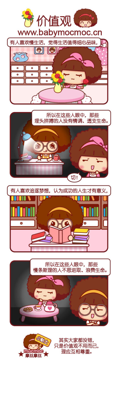 摩丝摩丝漫画～价值观