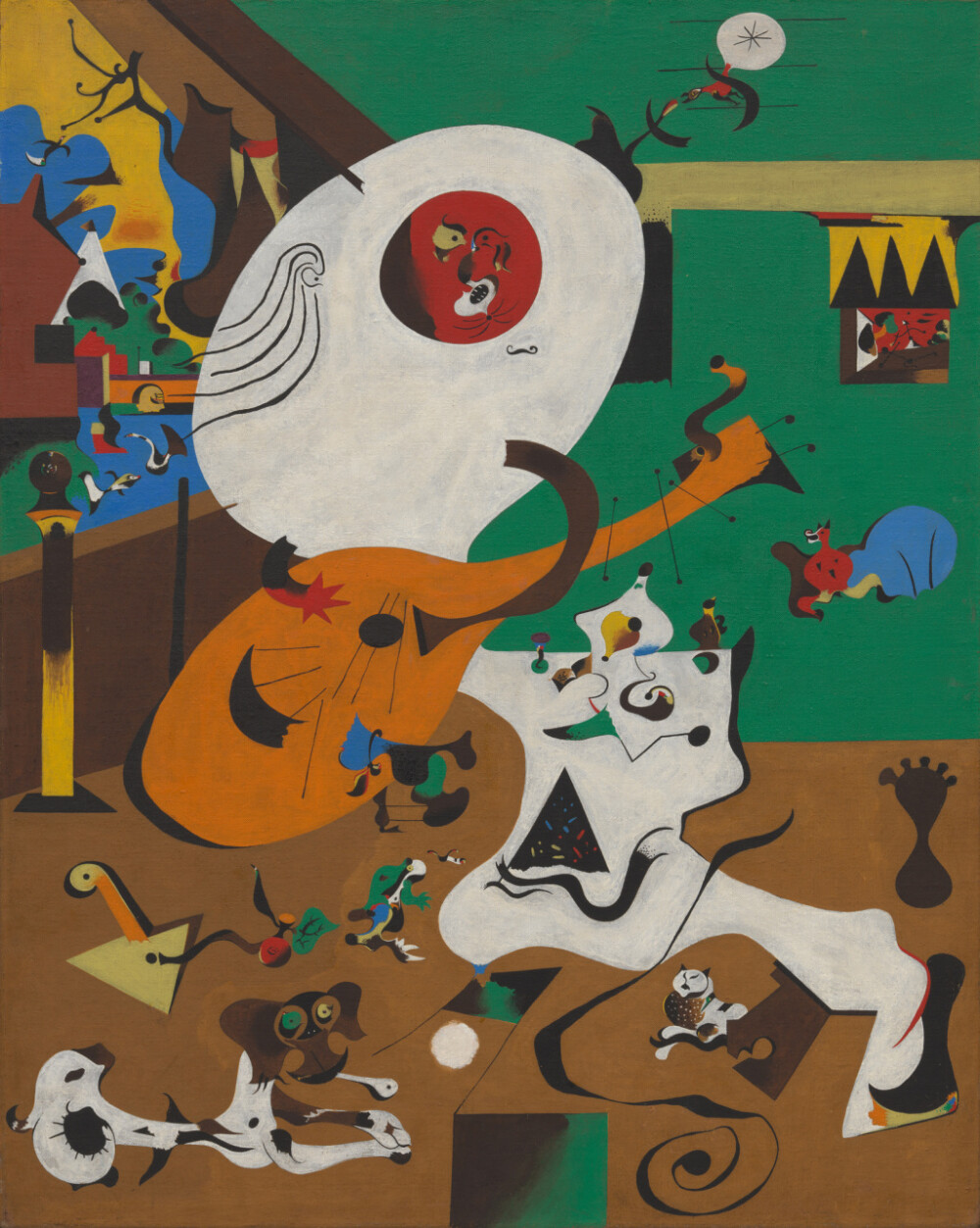 胡安·米罗（Joan Miró i Ferrà，1893年4月20日－1983年12月25日），加泰罗尼亚画家、雕塑家、陶艺家、版画家，超现实主义的代表人物。