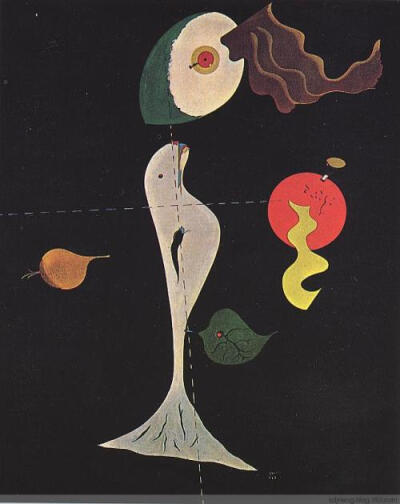 胡安·米罗（Joan Miró，1893年4月20日—1983年12月25日），西班牙画家、雕塑家、陶艺家、版画家，超现实主义的代表人物。是和毕加索、达利齐名的20世纪超现实主义绘画大师之一。