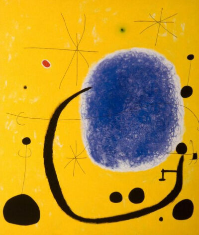 胡安·米罗（Joan Miró，1893年4月20日—1983年12月25日），西班牙画家、雕塑家、陶艺家、版画家，超现实主义的代表人物。是和毕加索、达利齐名的20世纪超现实主义绘画大师之一。